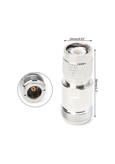 Sones Yönlendirici Konnektörünün Wifi Bağlantısı İçin Tnc Erkek - N Tipi Dişi Jak Vidalı Koaksiyel Adaptör