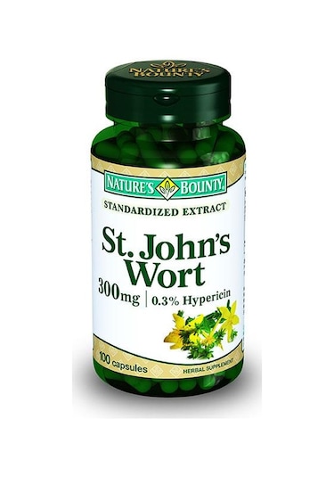 Nature's Bounty St. Johns Wort 300 MG 100 Kapsül