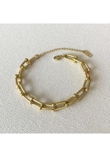 Tfny Gold Çelik Bileklik Çok Renkli