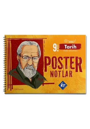 9. Sınıf Maarif Modeli Tarih Poster Notlar Kr Akademi Yayınları