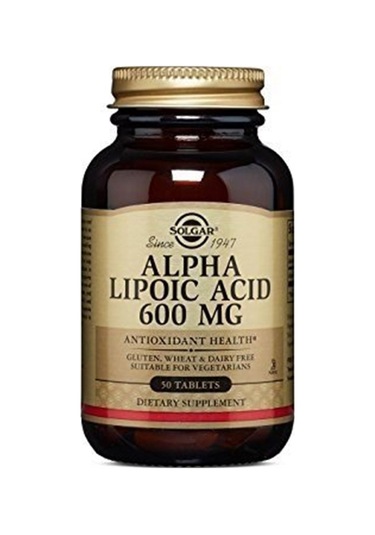 Solgar Alpha Lipoic Acid 600 Mg 50 Tablet