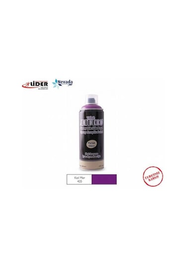Artdeco Akrilik Sprey Boya 400 Ml Kızıl Mor Y-400-435