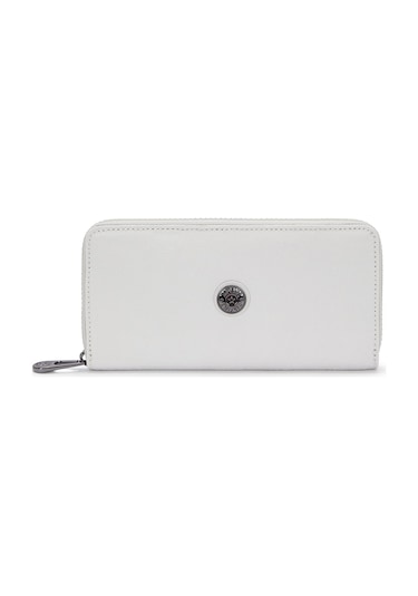 Kipling Kıplıng Money World Büyük Boy Cüzdan Gri Sılver Nıght Gri