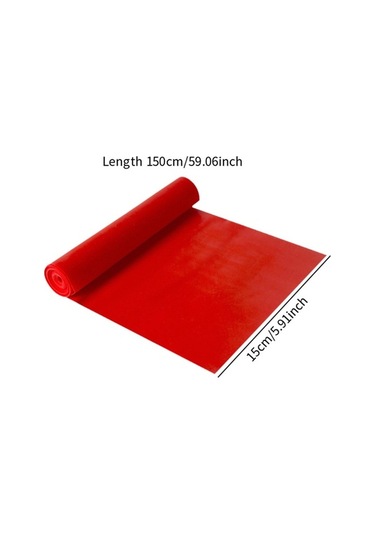 Pazly Kırmızı Kırmızı Jimnastik İçin Homyl Esneme Egzersiz Direnç Dans Bandı Ee Kırmızı