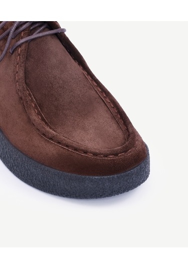 Yargıcı Kauçuk Tabanlı Süet Bot 25kkay4028x 208 Kahverengi