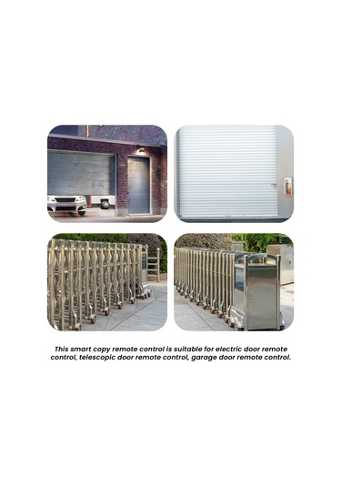 Anjiexun 433mhz Uzaktan Kumandalı Garaj Kapısı Açacağı Araba Anahtarı 2 Adet A