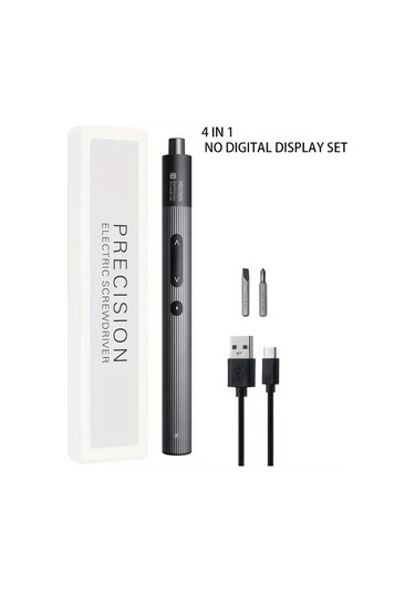 Honeybeeshop 1 Takım 4ü 1 Arada Hassas Elektrikli Tornavida Seti 2 Manyetik Uç Ve Led Işık İçerir Profesyonel Tamir Aletleri