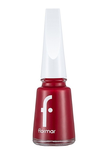 Flormar Nail Enamel Mineralli Klasik Parlak Oje 048 Fiery Red