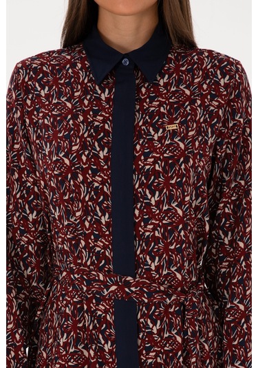 U.s. Polo Assn. Kadın Lacivert Elbise Dokuma 50316431-vr033 Lacivert