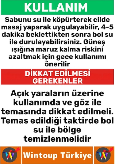 Doğal Saç Yüz Vücut Yaşlanma Karşıtı Koyu Cilt Lekelerinde Etkili Mucizevi Sabun Kojik Asit 5 Adet