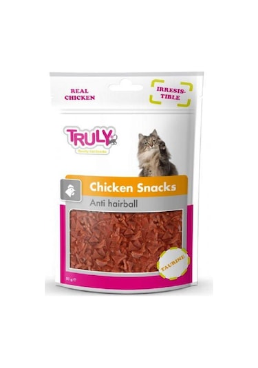 Truly Cat Chicken Snacks Hairball 50 Gr