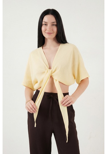 Lela Bayan Bolero 5866354 Sarı Sarı