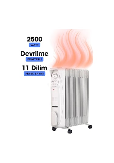 Süsler Sr-5711 11 Dilim Yağlı Radyatör