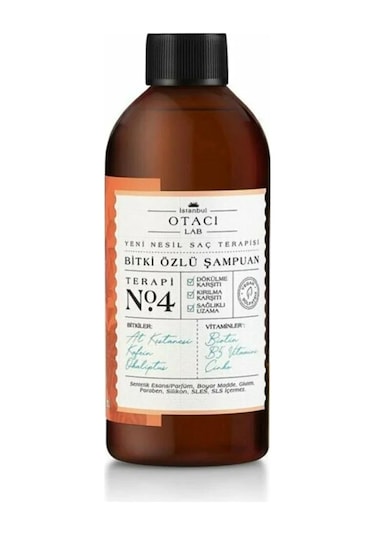Otacı Lab No:4 Uzama Dökülme Şampuan 250 ML