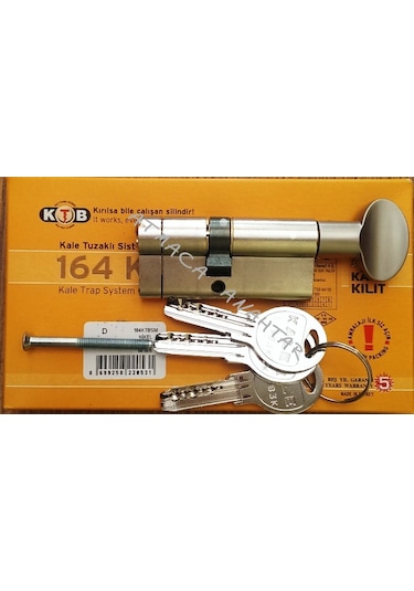 Kale 164 Ktb Sm Mandallı Barel Tuzaklı Kilit Saten 68 MM
