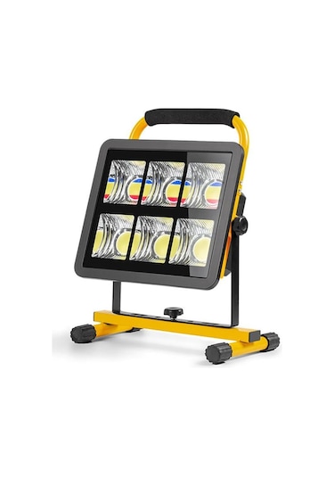 Ayt Powermaster Mx-w865c Çok Fonksiyonlu Projektör Lambası Solar Güneş Enerjili Şarjlı Kamp Lambası Powerbank Özellikli