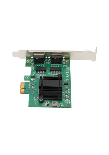 Geeroyoo Intel 82571eb Pcıe Çift Rj45 Port Ethernet Kartı - 10/100/1000 Mbps, Vlan, 100m Mesafe, Windows/linux Desteği