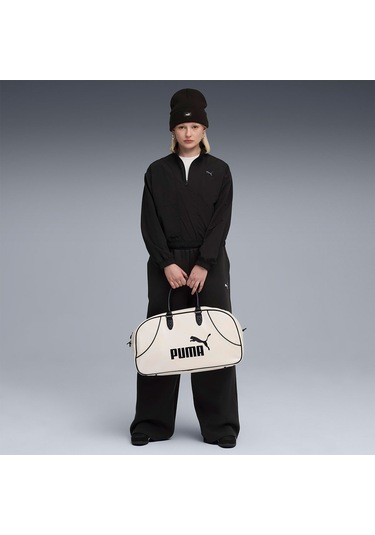 Puma Her Woven Kadın Siyah Klasik Yaka Sweatshirt Siyah