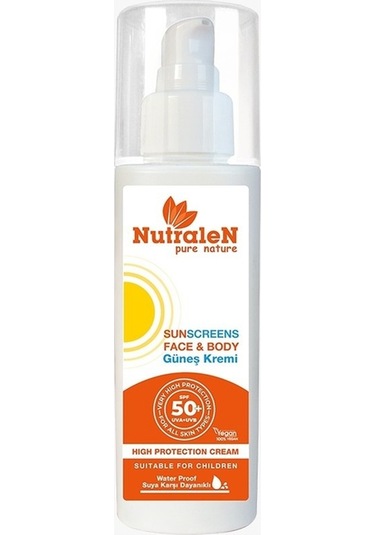 Nutralen Pure Nature SPF 50+ Yüz ve Vücut İçin Koruyucu Güneş Kremi 100 ML