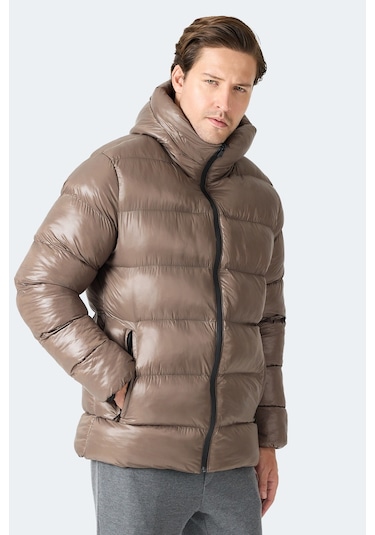 Slazenger Hoot Erkek Kahve Mont & Kaban Kahve