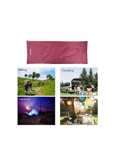 Koyu Yeşil Lixada 190 75 Cm Açık Zarf Uyku Tulumu Kamp Seyahat Yürüyüş Çok Fonksiyonlu Ultra Hafif 680g Koyu Yeşil