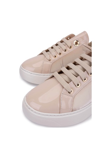 Tamer Tanca Kadın Suni Deri Bej Sneakers & Spor Ayakkabı 1065 2630 Bn Ayk Sk25-26 Bej Bej