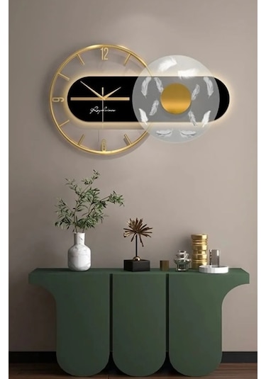 MetaQuartz Aksesuar Renessa Exclusive Quartz Mekanizmalı Özel Seri Dekoratif Meta Gold - Lacivert