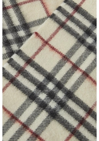 Burberry Kaşmir Kareli Eşarp, Arşivsel Desen & Saf Kaşmir Lacivert