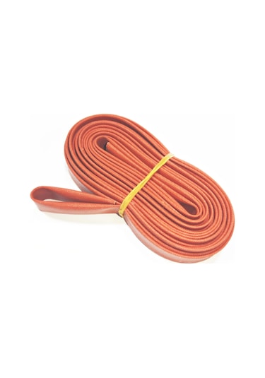 10mm H Class Cam Elyaf Örgü Silikon İzoleli Makaron 5 Metre, Çalışma -60/+250 Derece