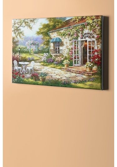 Webstyle Sayılarla Boyama Seti Kasnaklı Keyif Bahçesi 40x50 Cm