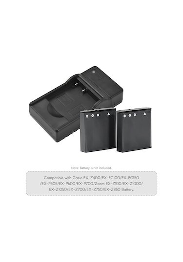 Ximistore9 Np-40 Pil Şarj Aleti, Type-c Arayüzlü, Plastik, Usb Kablolu - Casio Ex-z400/fc100/fc150 Kameraları İçin
