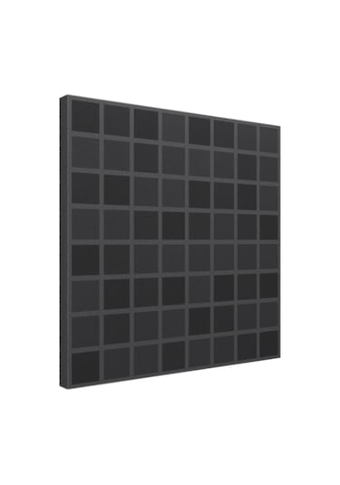Vicfoam Square Black 6'lı Paket