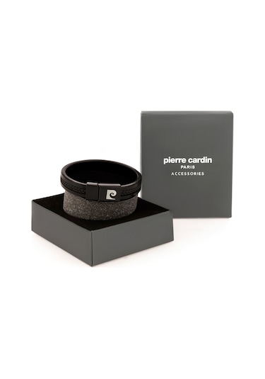 Pierre Cardin Erkek Siyah Bileklik 50325549-001 Siyah