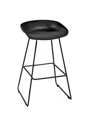 Uzay Ofis Marlen Bar Tabure - Siyah