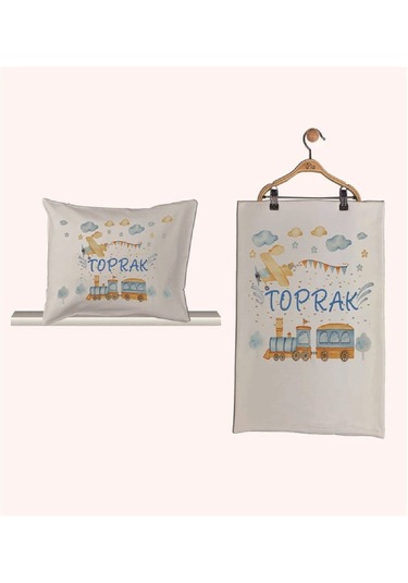 Pia Baby Gl 1944-02 İsme Özel Beşli Tulum Set Krem