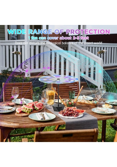 Jialan 2 Adet Masa Sineği Kovucu, Sivrisinek Kovucu, Sivrisinek