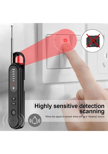 Sones T01 Kablosuz Dedektör Kamerası Dinlemeye Karşı Konumlandırma Gps Alarmı