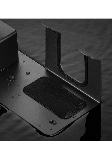 Lichen Saç Kurutma Makinesi Tutacağı, Zımbasız, Paslanmaz Çelik Gri