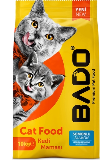 Bado Yetişkin Kedi Maması Somonlu 10 Kg