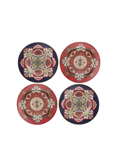Lucky Art Etro Bone 4 Lü Servis Tabağı Seti 27 Cm Lyhd 778 Çok Renkli