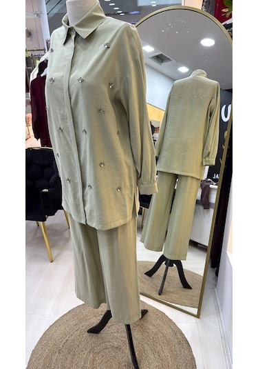 Nuss 1064 Pantolonlu Takım - Golge