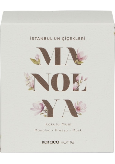 Karaca Home İstanbulun Çiçekleri Serisi Kokulu Mum Manolya 153.09.01.5941
