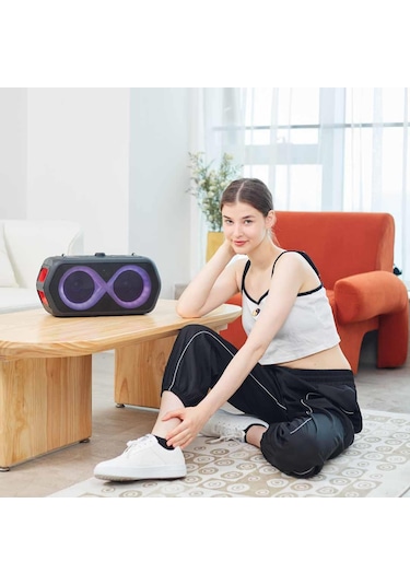 Monster Musicbox Go 2 Mikrofonlu 80 W Bluetooth 5.3 Hoparlör