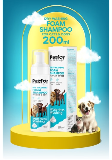 Kedi Ve Köpekler İçin Kuru Şampuan 200 Ml
