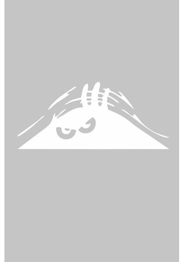 Bagajdan Bakan Adam Araç Oto Sticker (30X13,5 Cm)