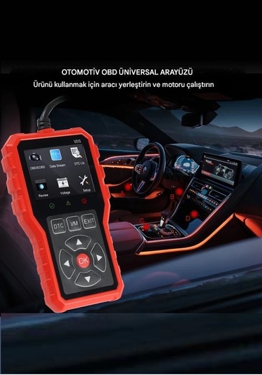 Full Obd2 Eobd Araç Teşhis Kodu Okuyucu , Obd Hata Silici
