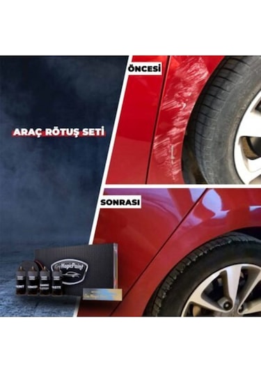 Car Magic Paint Çelik Rötuş Seti Peugeot Marka Araçlar