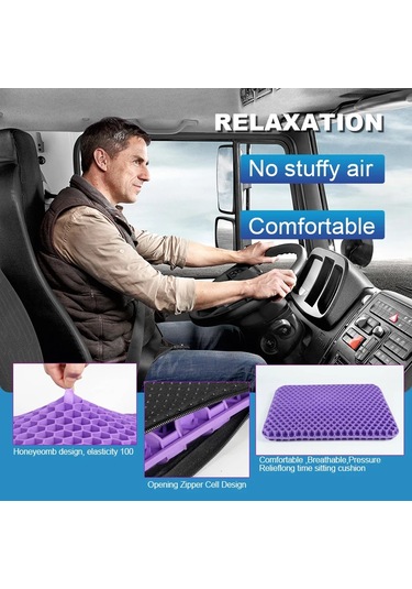 Liangmei Basınç Tahliye İçin Jel Koltuk Minderi Yaz Nefes