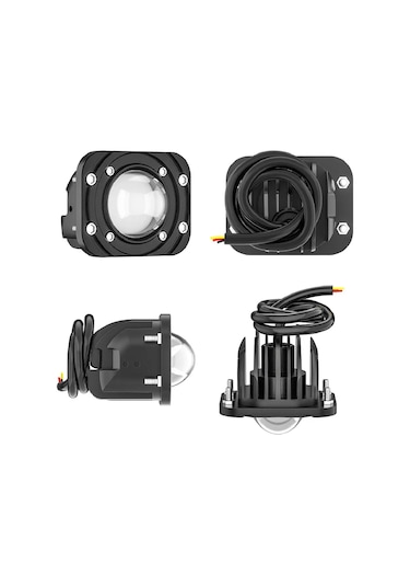 Sunfire 18W Çift Renk Gömme Montaj Turuncu Beyaz 8cm Off Road Led
