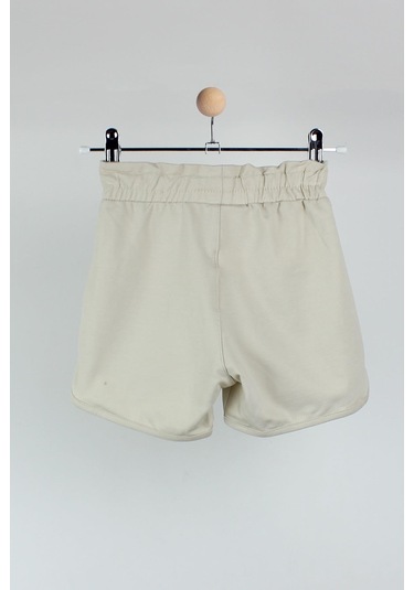 Cichlid Kız Çocuk Penye Şort Bej